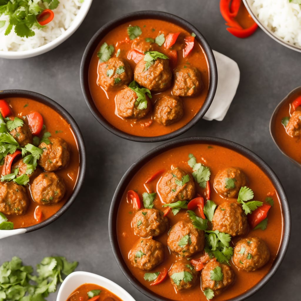 Red Thai Meatball Curry