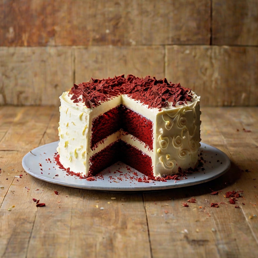 Red Velvet Cake with Cheesecake Buttercream