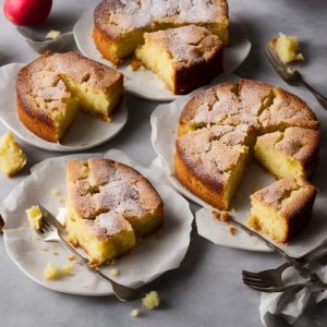 Rhubarb & Custard Cake