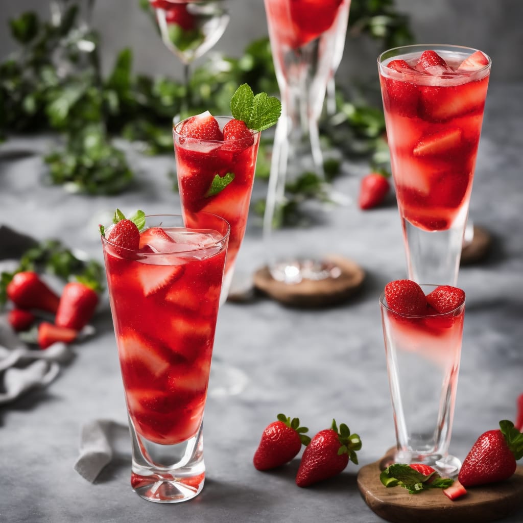 Rhubarb & Strawberry Vodka