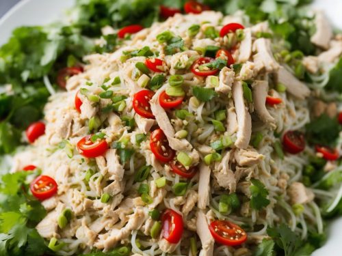 Rice Noodle & Turkey Salad with Lime-Chilli Dressing