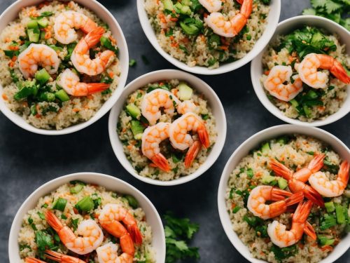 Rice & Quinoa Prawn Sushi Bowl