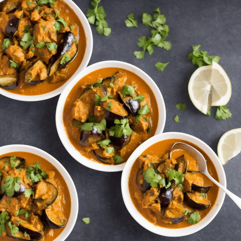 Roast Aubergine & Coconut Curry Recipe