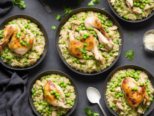 Roast Chicken & Pea Risotto