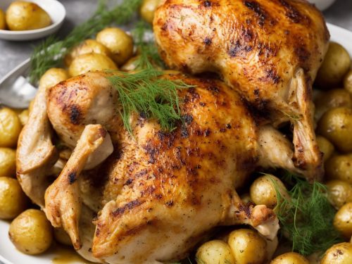 Roast Chicken with Dill & Potatoes
