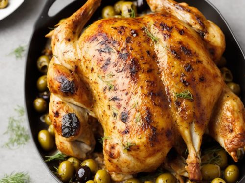 Roast Chicken with Fennel & Olives