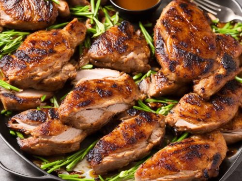 Roast Duck Breasts with Maple Syrup Vinaigrette