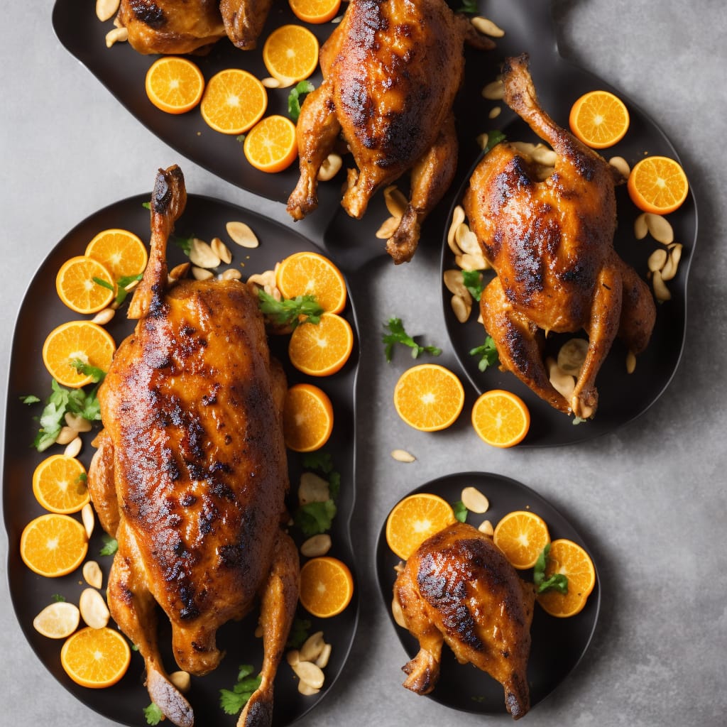 Roast Duck Two Ways with Spiced Clementine Sauce