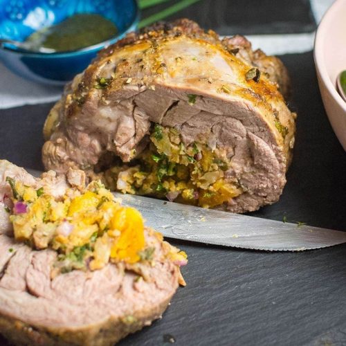 Roast lamb stuffed with apricot & mint Recipe | Recipes.net