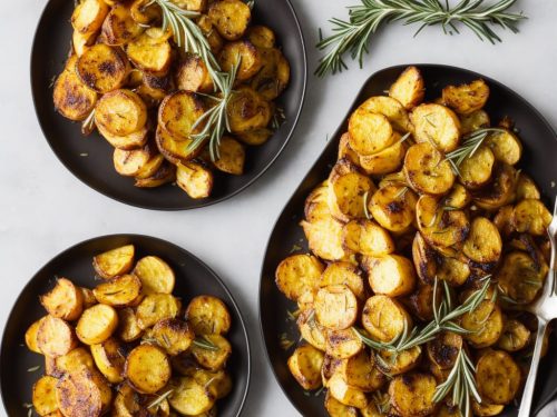 Roast Parsnips with Maple Syrup & Rosemary