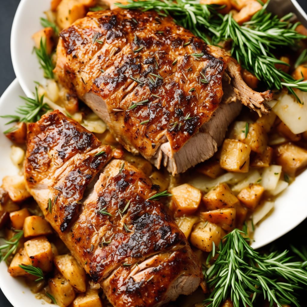 Roast Pork with Fennel & Rosemary Recipe | Recipes.net