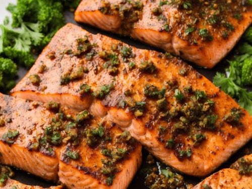 Roast Side of Salmon with Chermoula
