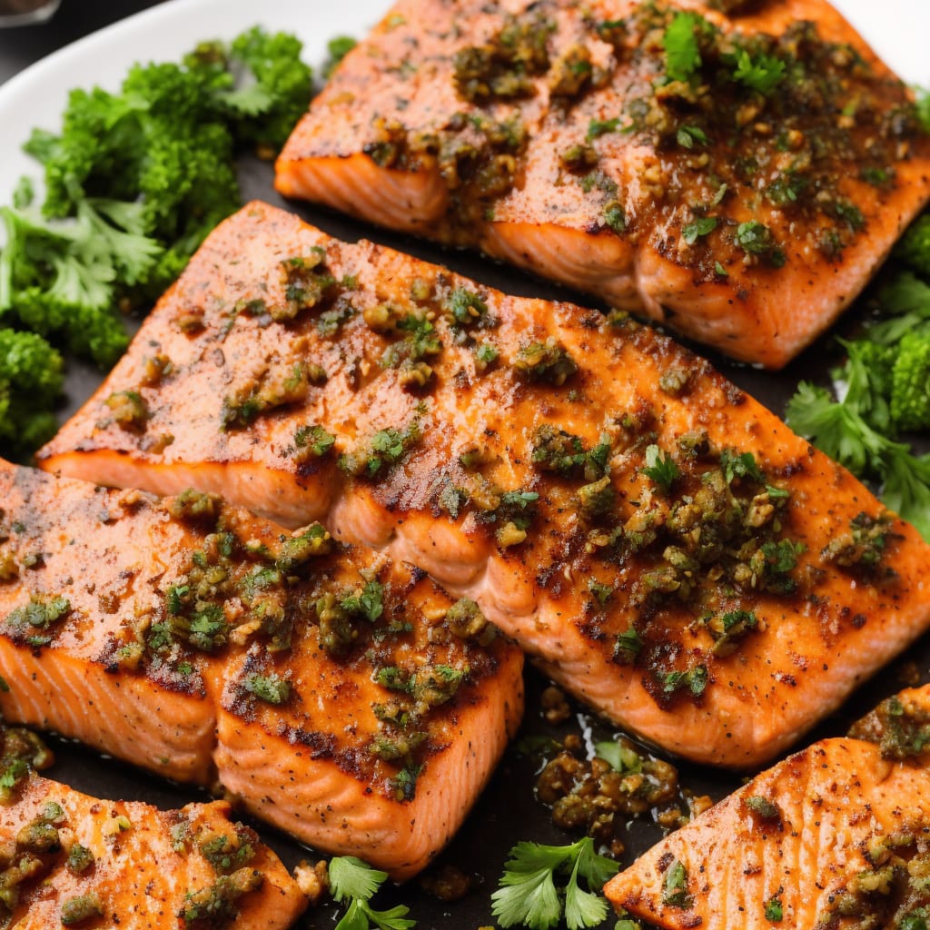 Roast Side of Salmon with Chermoula