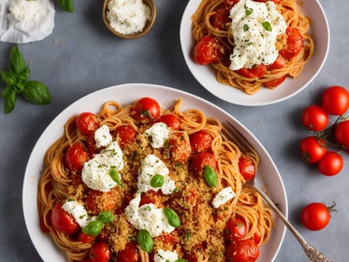 Roast Tomato Pasta with Breadcrumbs & Ricotta