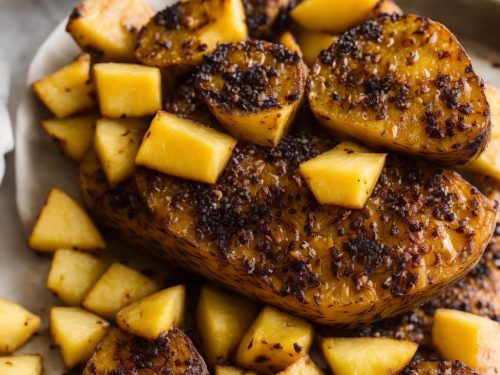 Roast Whole Pineapple with Black Pepper & Rum
