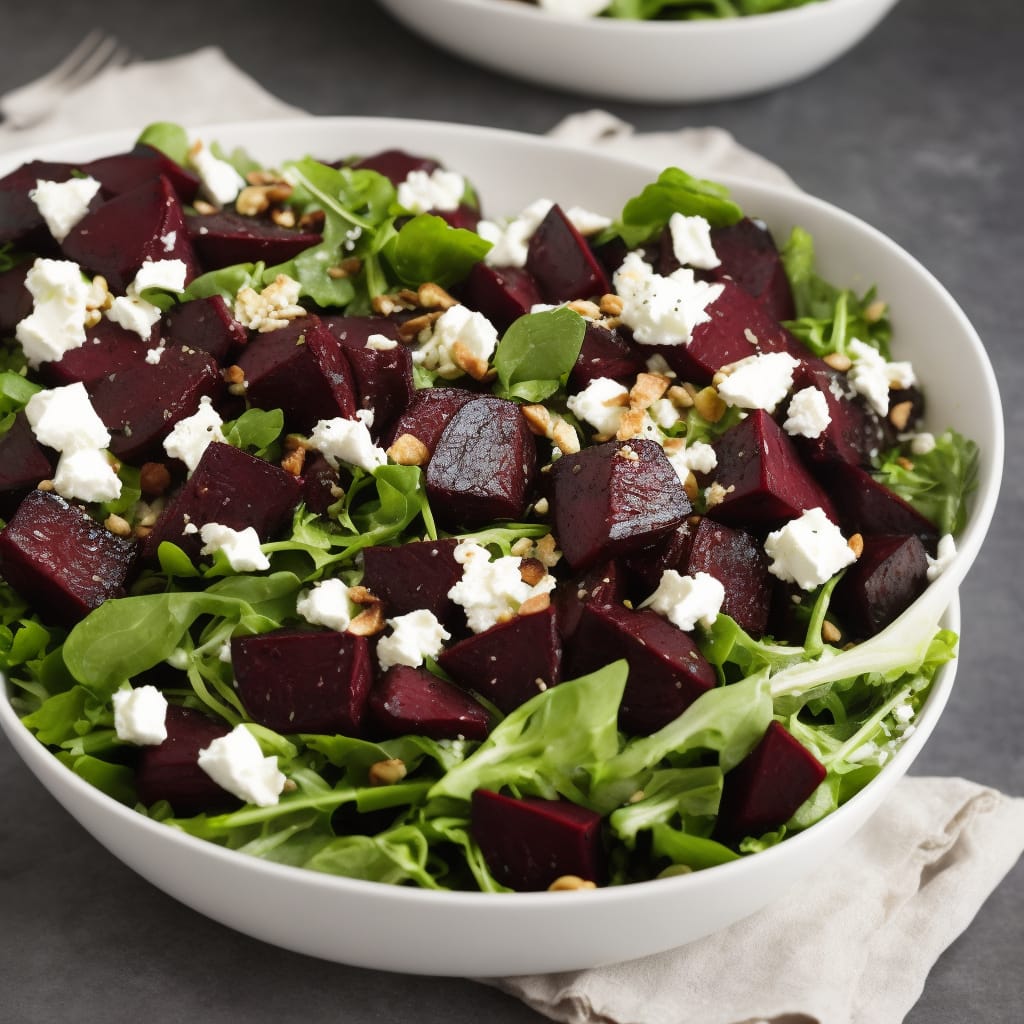 Roasted Beetroot & Goat's Cheese Salad