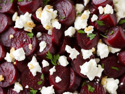 Roasted Beets with Goat Cheese and Walnuts Recipe