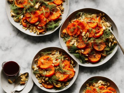 Roasted Carrot, Spelt, Fennel & Blood Orange Salad