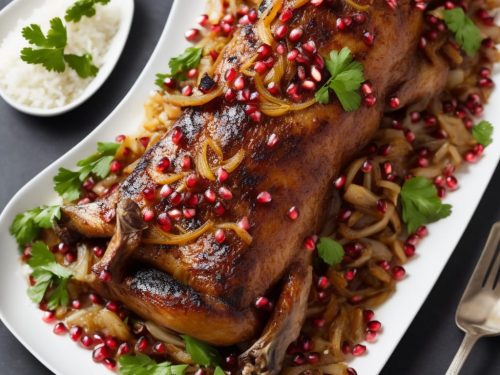 Roasted Duck & Sour Pomegranate Onions
