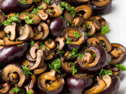 Roasted Eggplant and Mushrooms