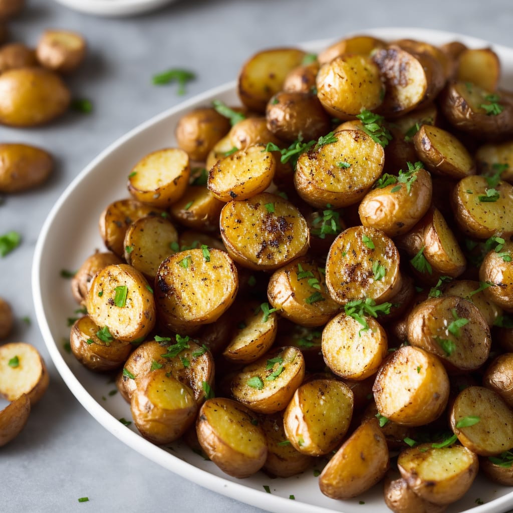 Roasted Garlic-Parmesan Fingerling Potatoes