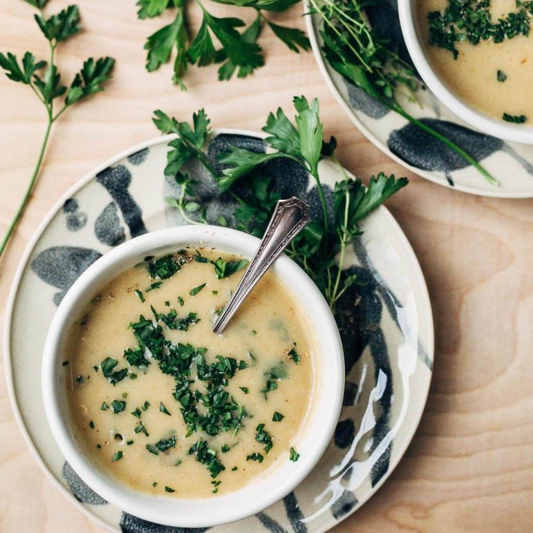 Roasted Garlic Soup Recipe