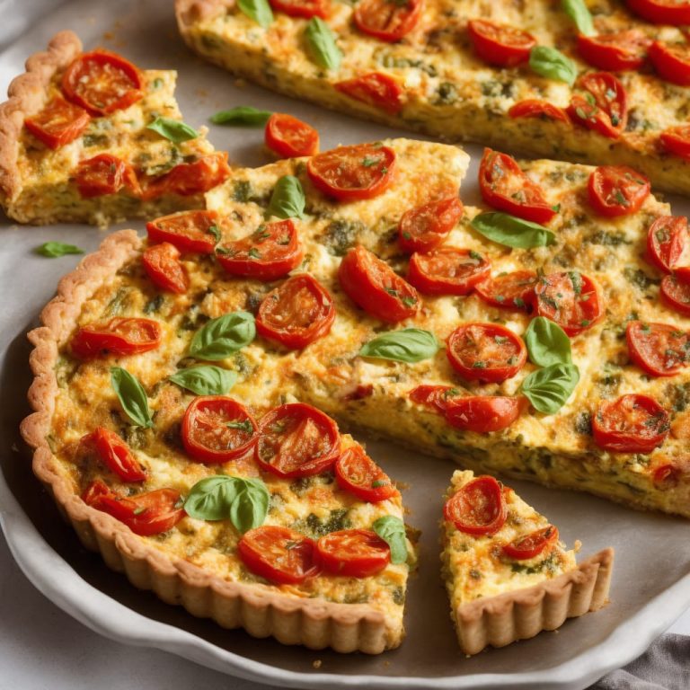 Mushroom and Tomato Quiche Recipe - Recipes.net