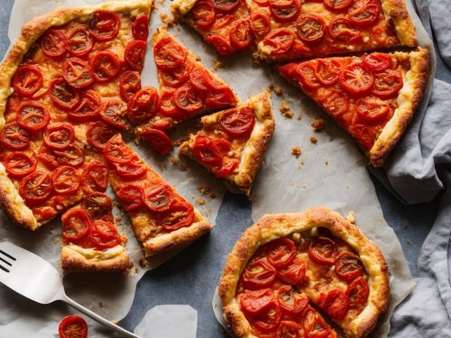 Roasted Tomato Tart with Double-Cheese Crust