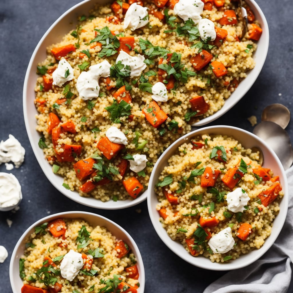 Roasted Vegetable Couscous with Mascarpone