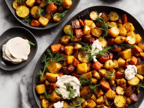 Roasted Winter Vegetables with Smoked Mayo