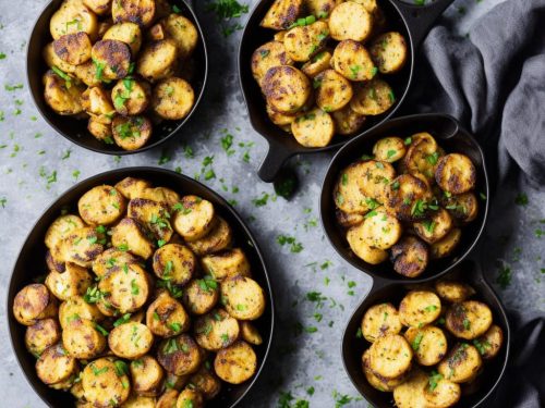 Roasties with Garlic & Chives