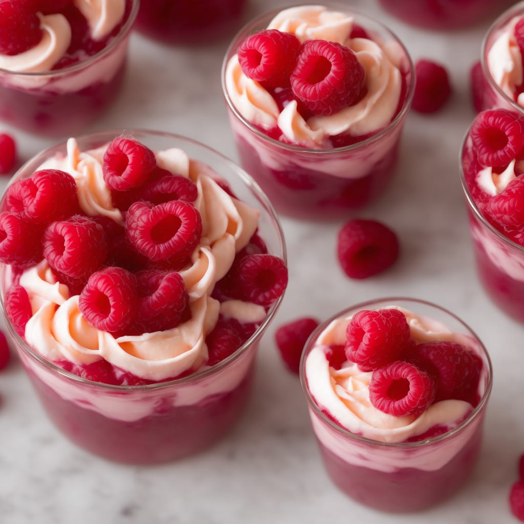 Rose Cream & Raspberry Jellies