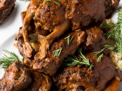 Rosemary Braised Lamb Shanks Recipe