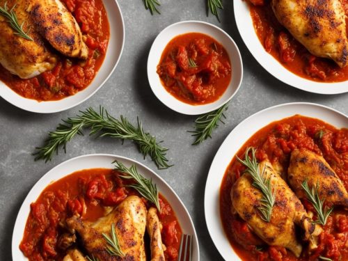 Rosemary Chicken with Tomato Sauce