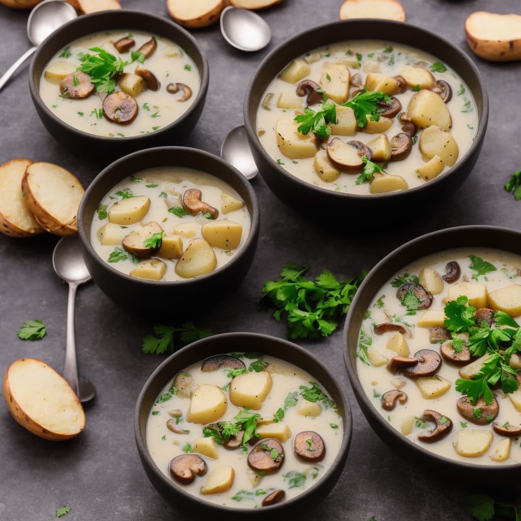 Russian Mushroom and Potato Soup