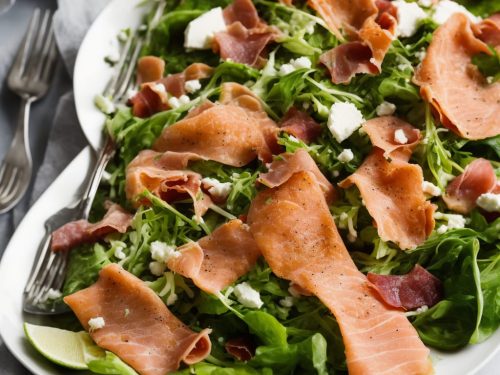 Salmon & Crisp Prosciutto Salad