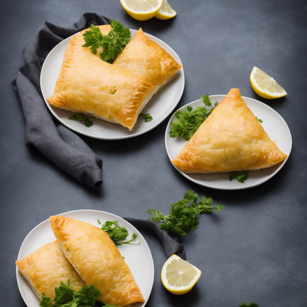 Salmon & Lemon Rice Pastry Parcel