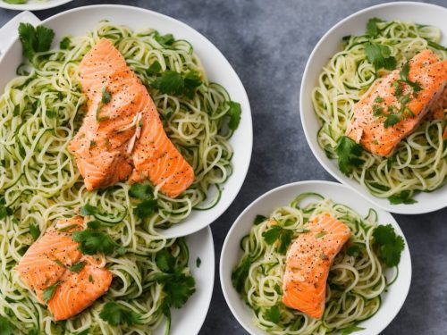 Salmon & Smacked Cucumber Noodles