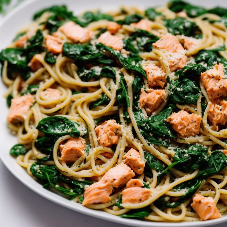 Salmon & Spinach Pasta Recipe | Recipes.net