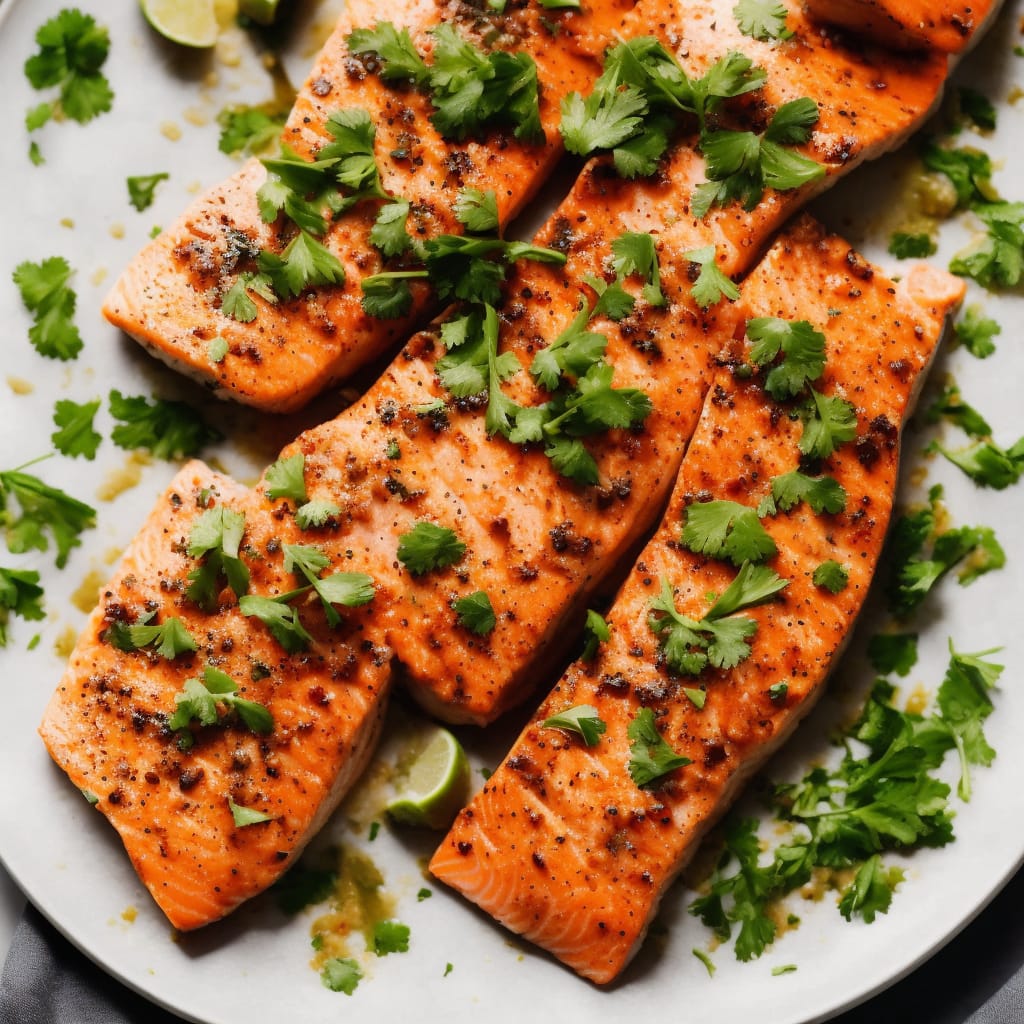 Salmon with Chilli & Lime Butter
