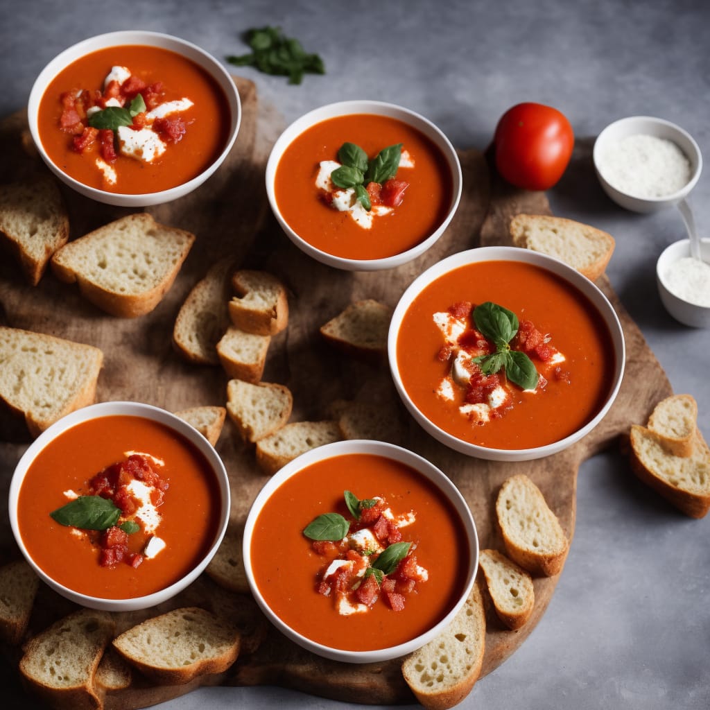 Salmorejo - Rustic tomato soup with olive oil & bread