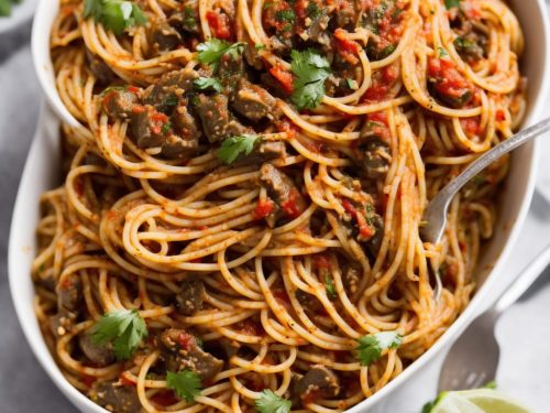 Salsa Spaghetti with Sardines