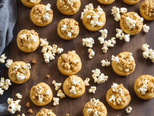 Salted Caramel & Popcorn Crumble Choux Buns