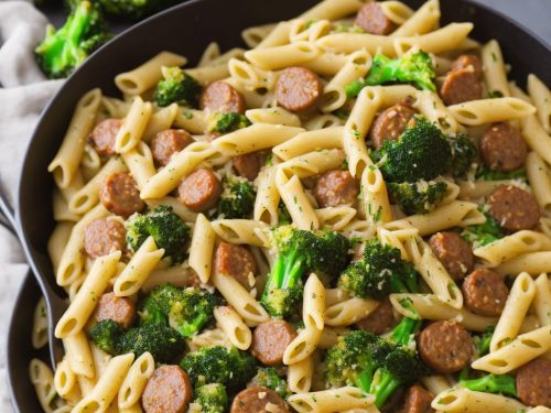 Sausage & Broccoli Pasta with Cheese