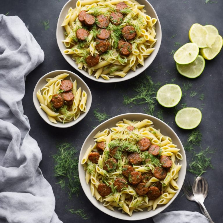 Sausage, leek & fennel pasta Recipe