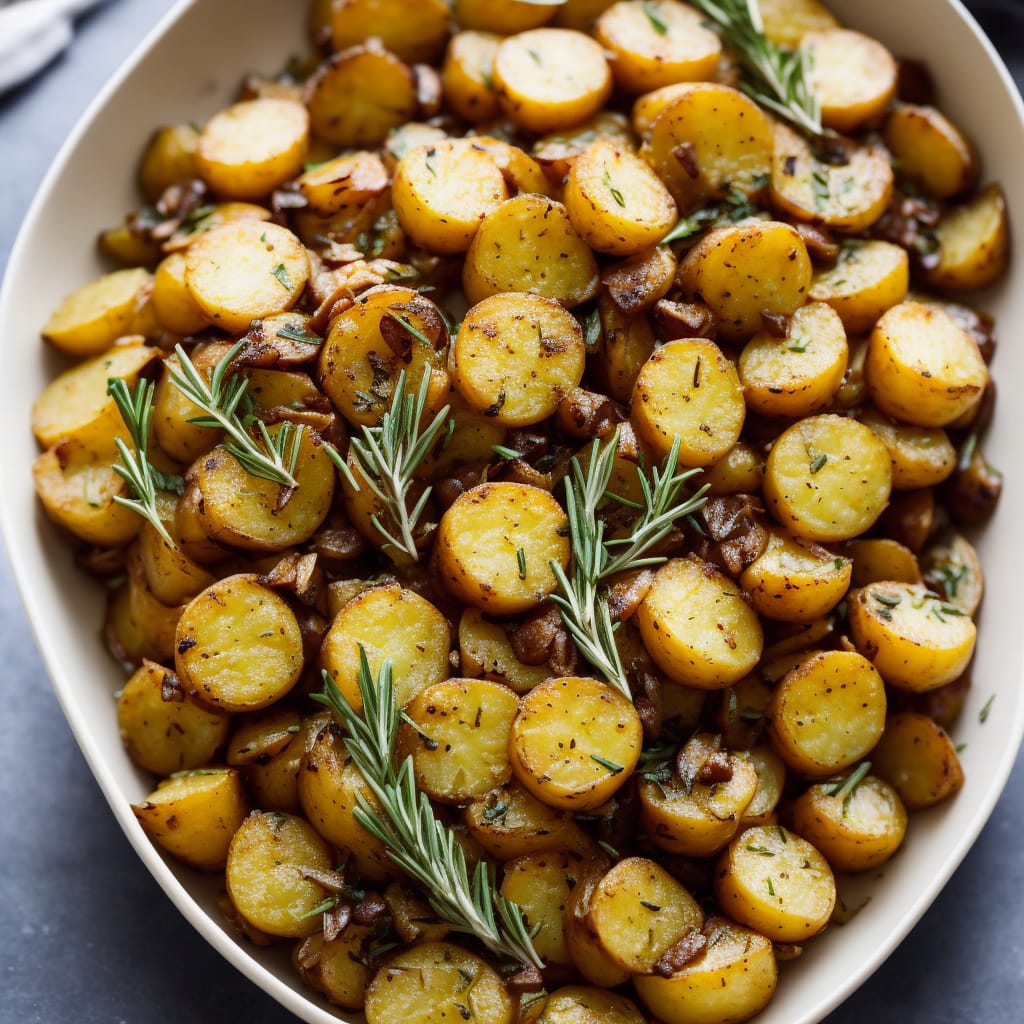 Sauté Potatoes with Sea Salt & Rosemary