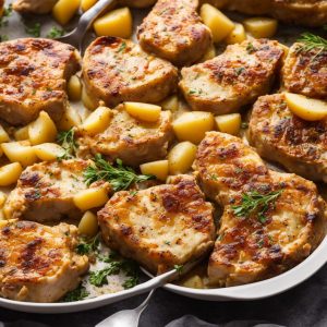 Scalloped Potatoes and Pork Chops