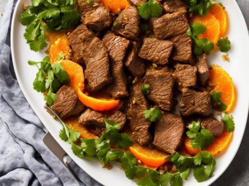 Seared Beef with Orange & Chilli