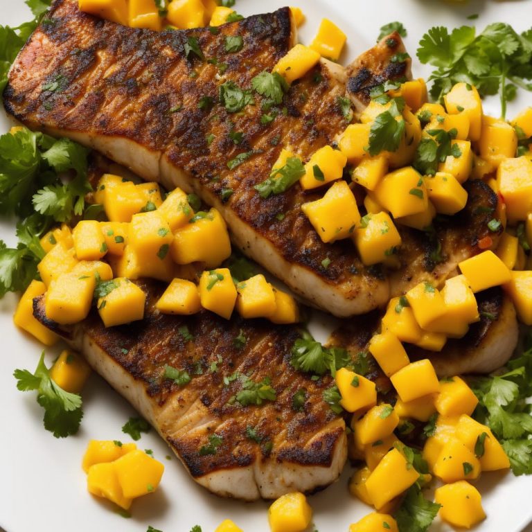 Seared Swordfish with Mango Salsa Recipe