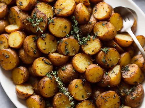 Semolina Roast Potatoes with Garlic & Thyme